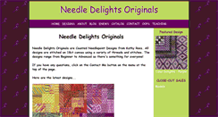 Desktop Screenshot of needledelights.com